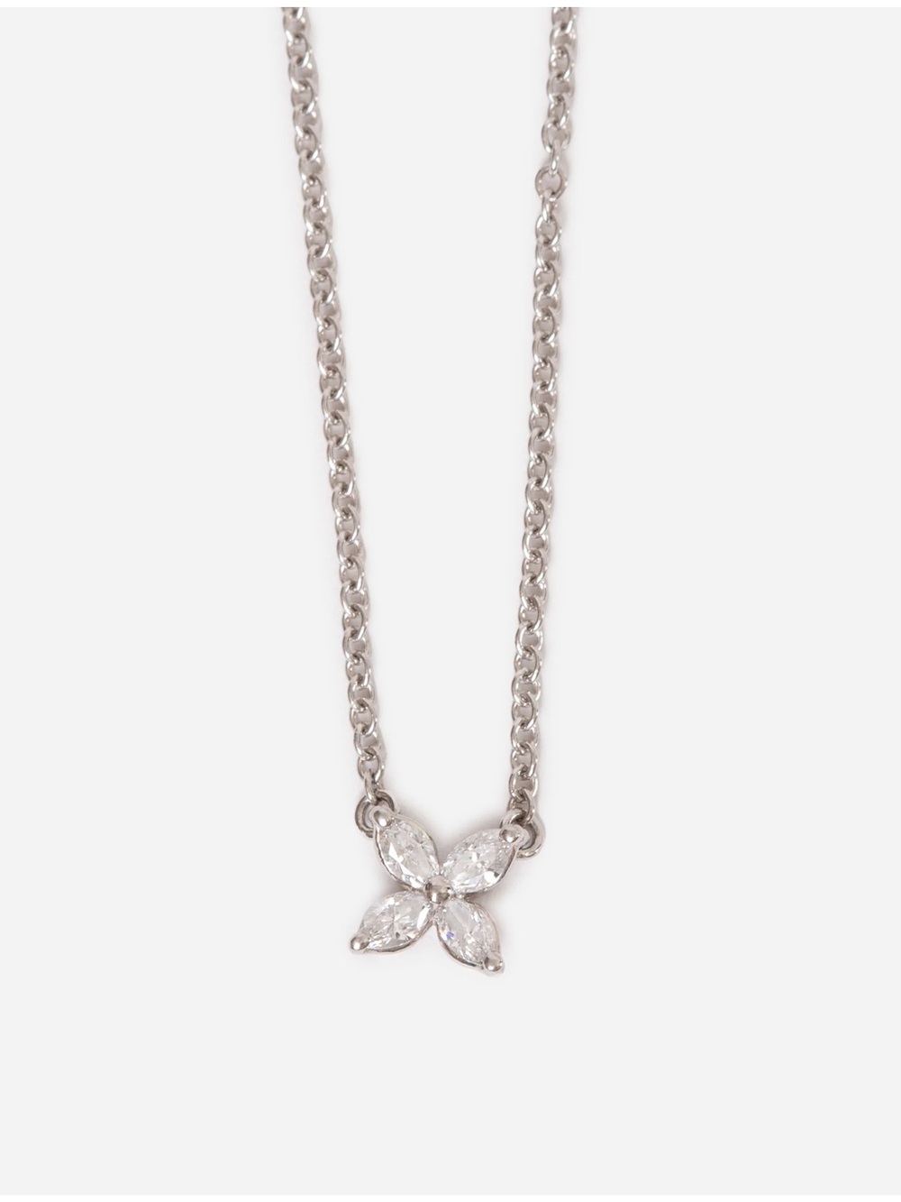 Tiffany & Co. Diamond Platinum Mini Victoria Necklace Pt950